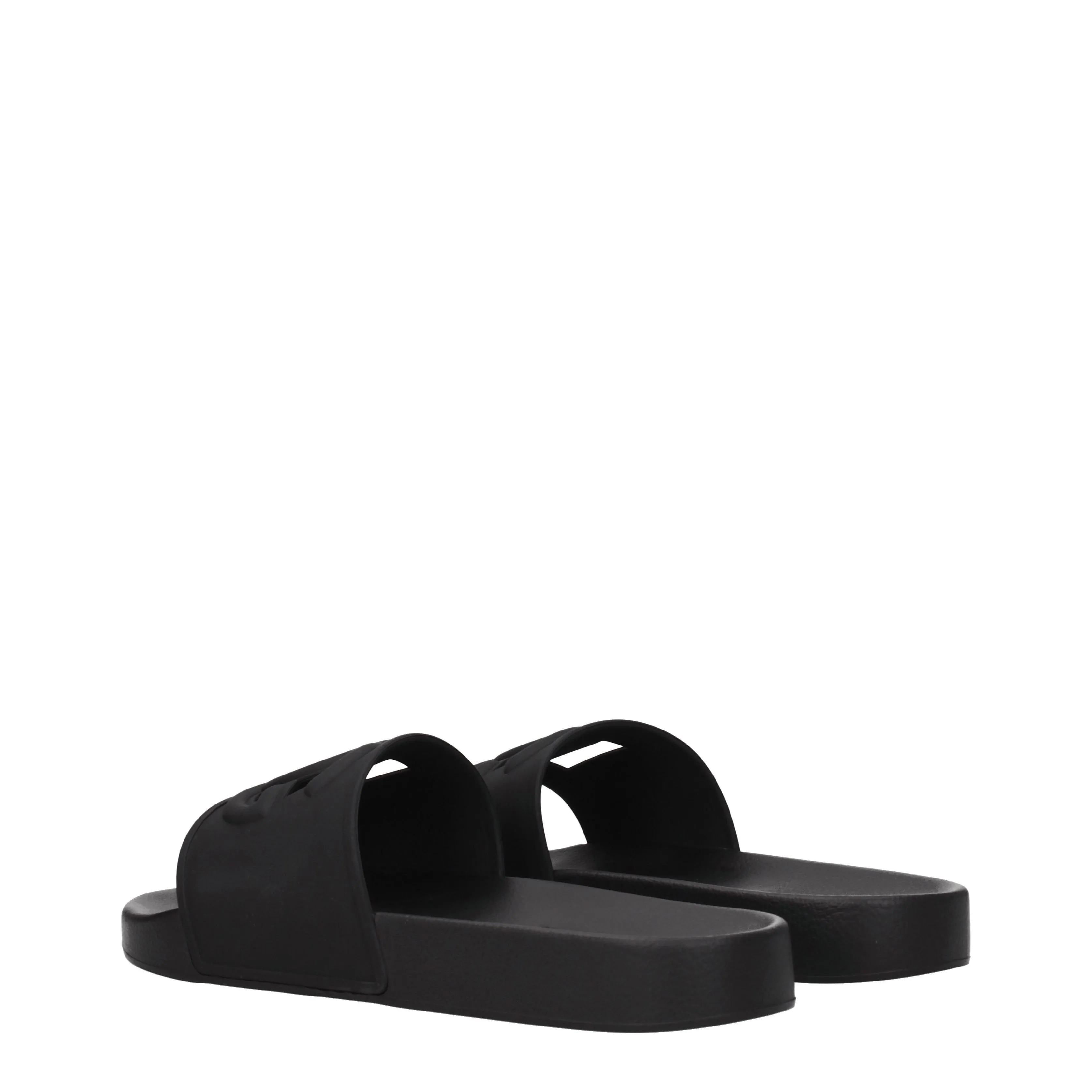 Dolce&Gabbana Ciabatte e Zoccoli Uomo Gomma Nero
