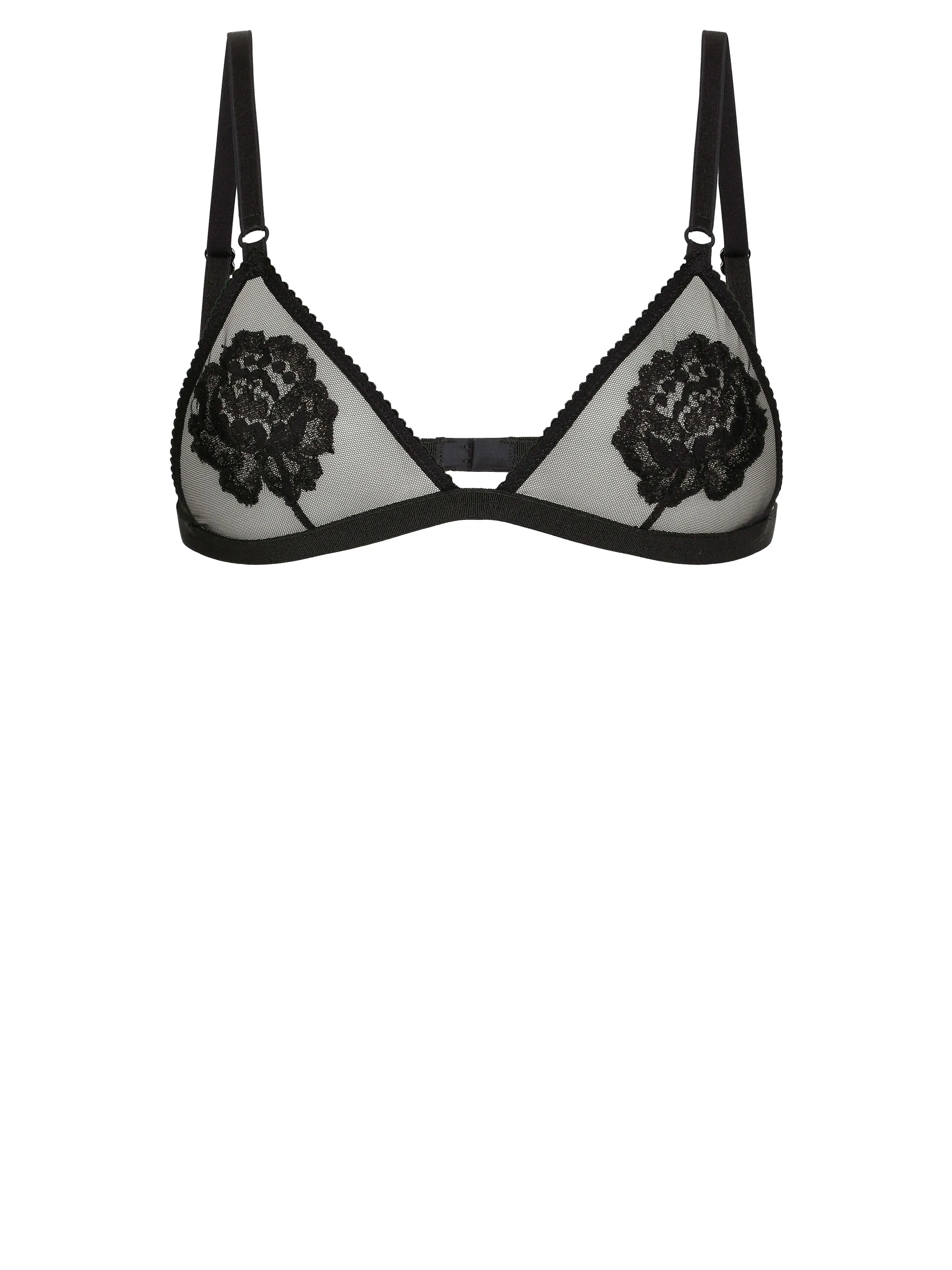 DOLCE&GABBANA    Reggiseno in pizzo e tulle
