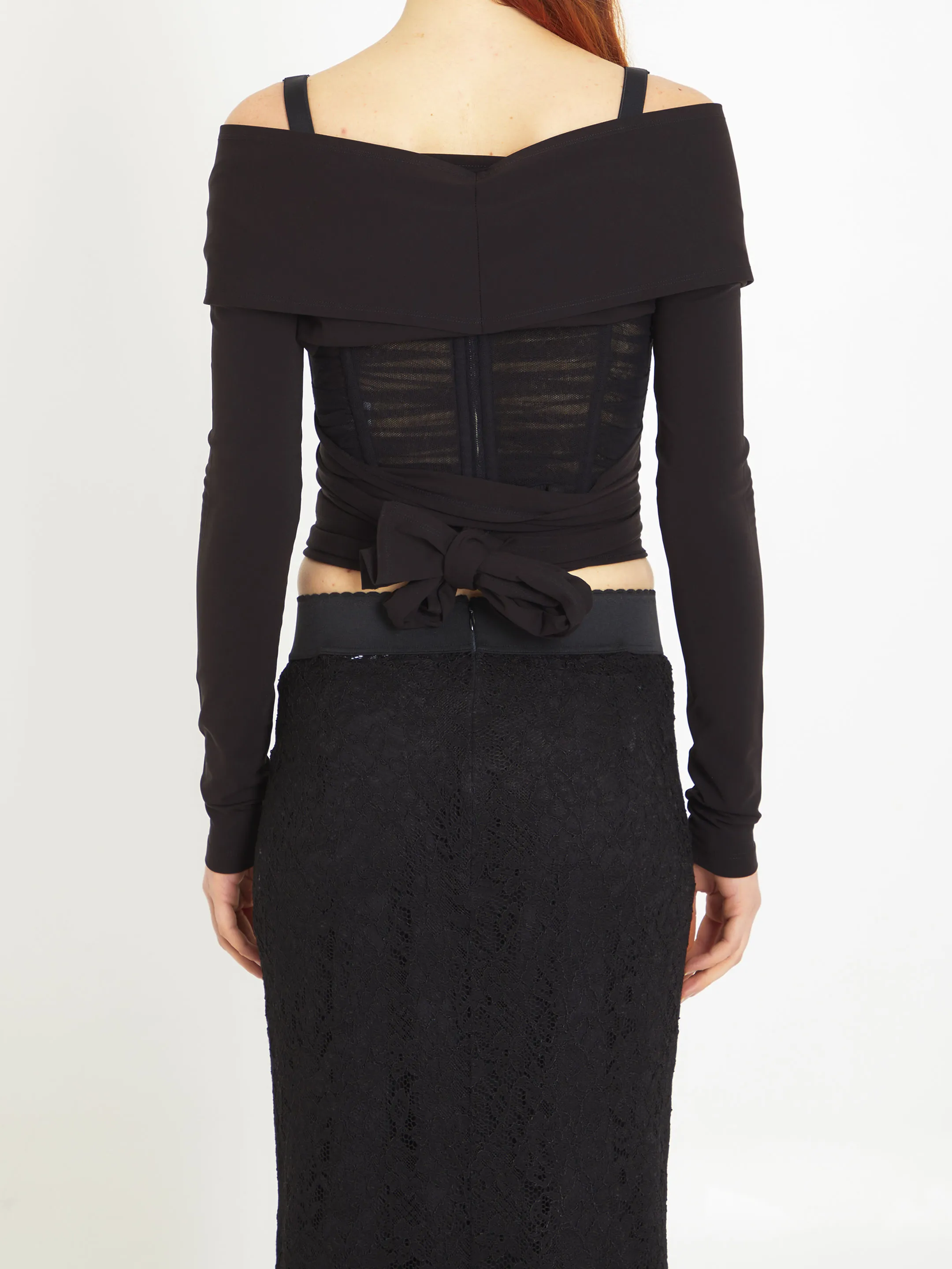 DOLCE&GABBANA    Scaldacuore in jersey punto Milano