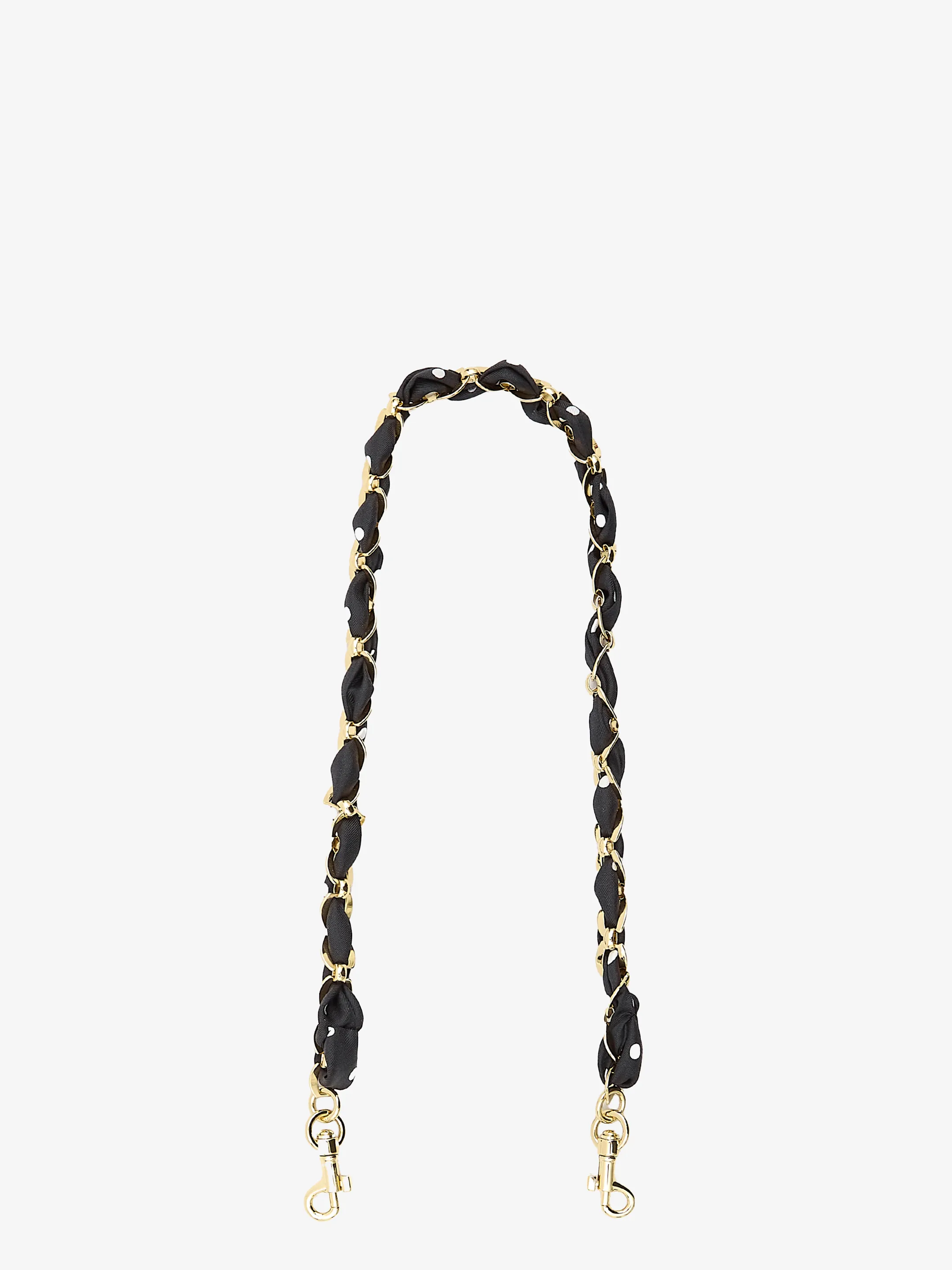 DOLCE&GABBANA    Tracolla in twill e catena