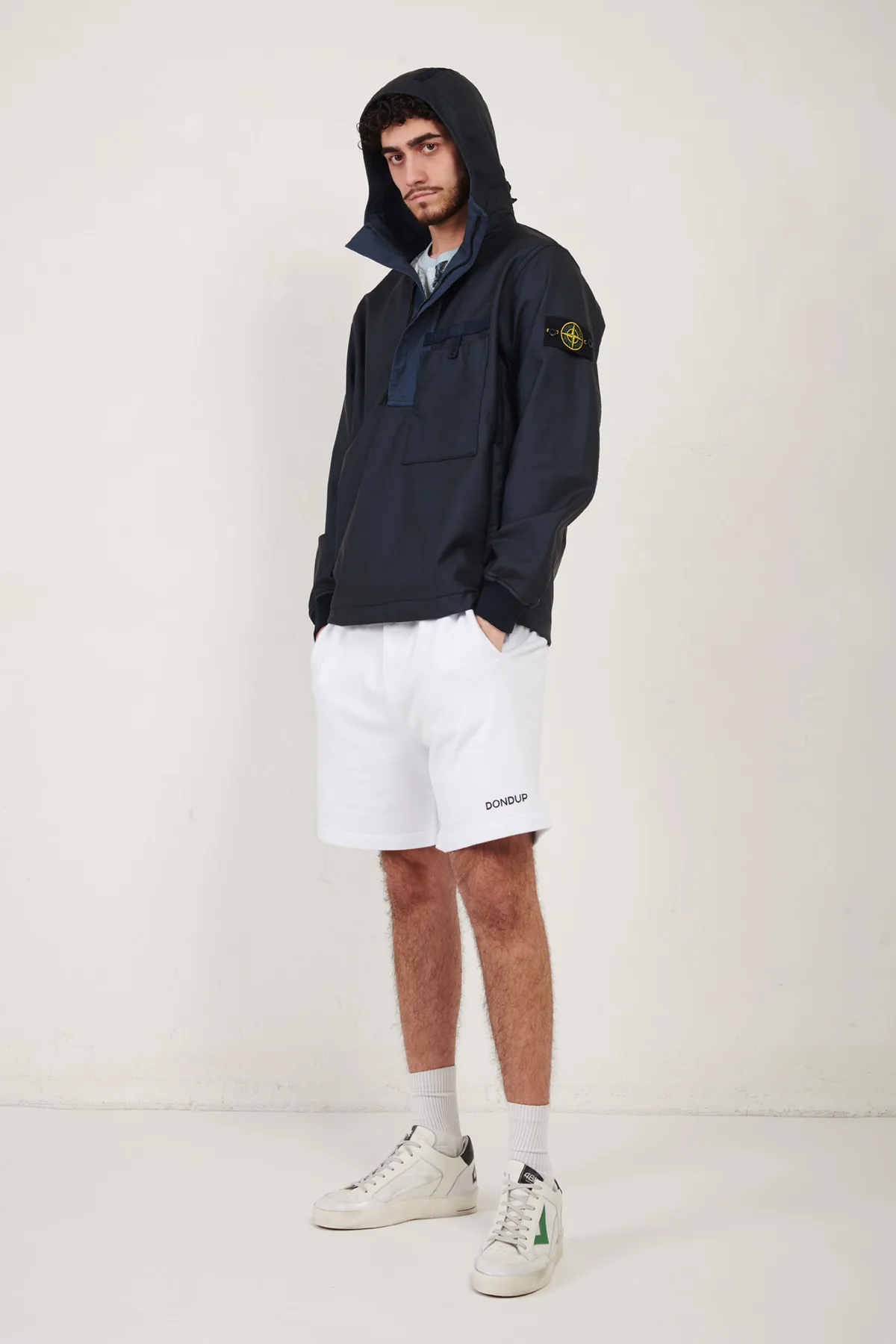 DONDUP bermuda loose in felpa di cotone