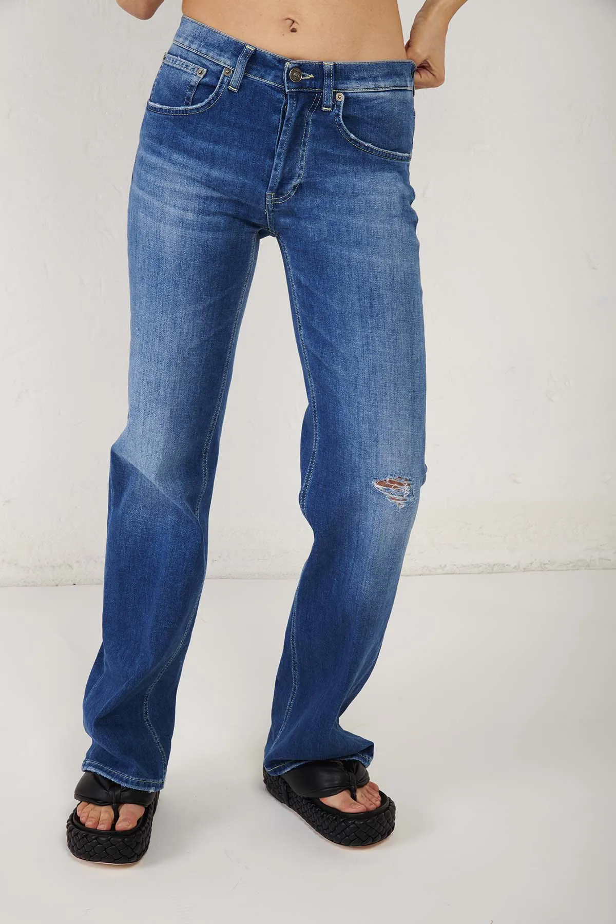 DONDUP jeans loose JACKLYN in denim stretch