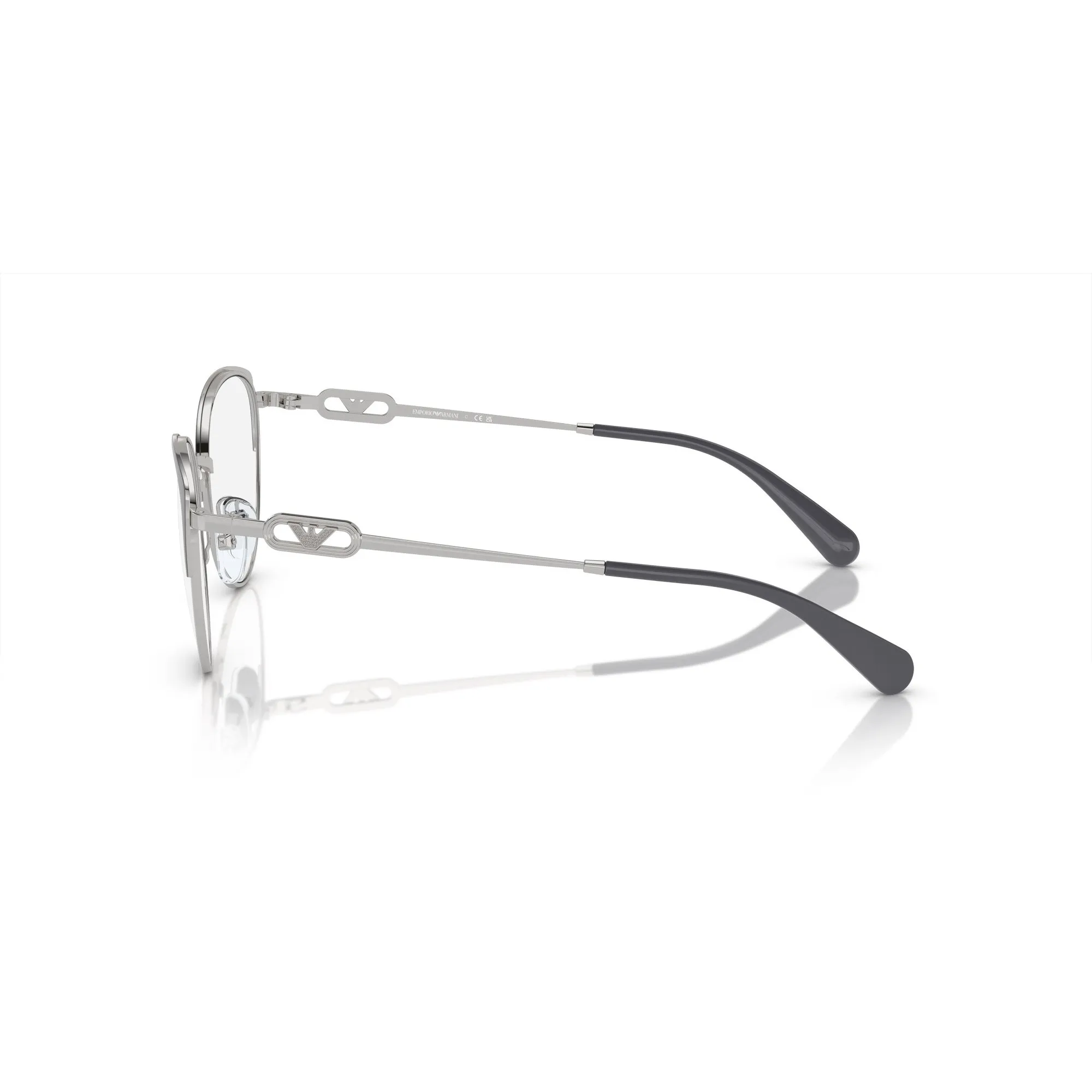   Emporio Armani EA 1150 - 3370 Argento Lucido/grigio | Occhiale Da Vista Donna 