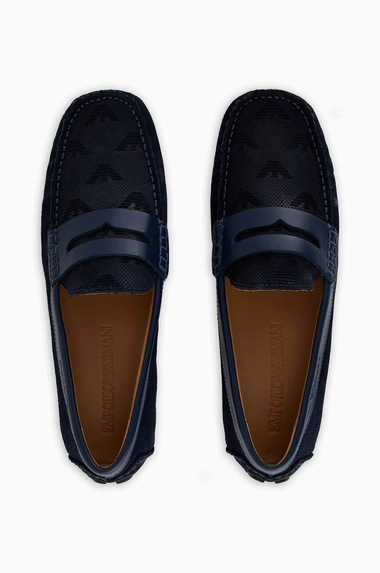 Emporio Armani mocassini in camoscio