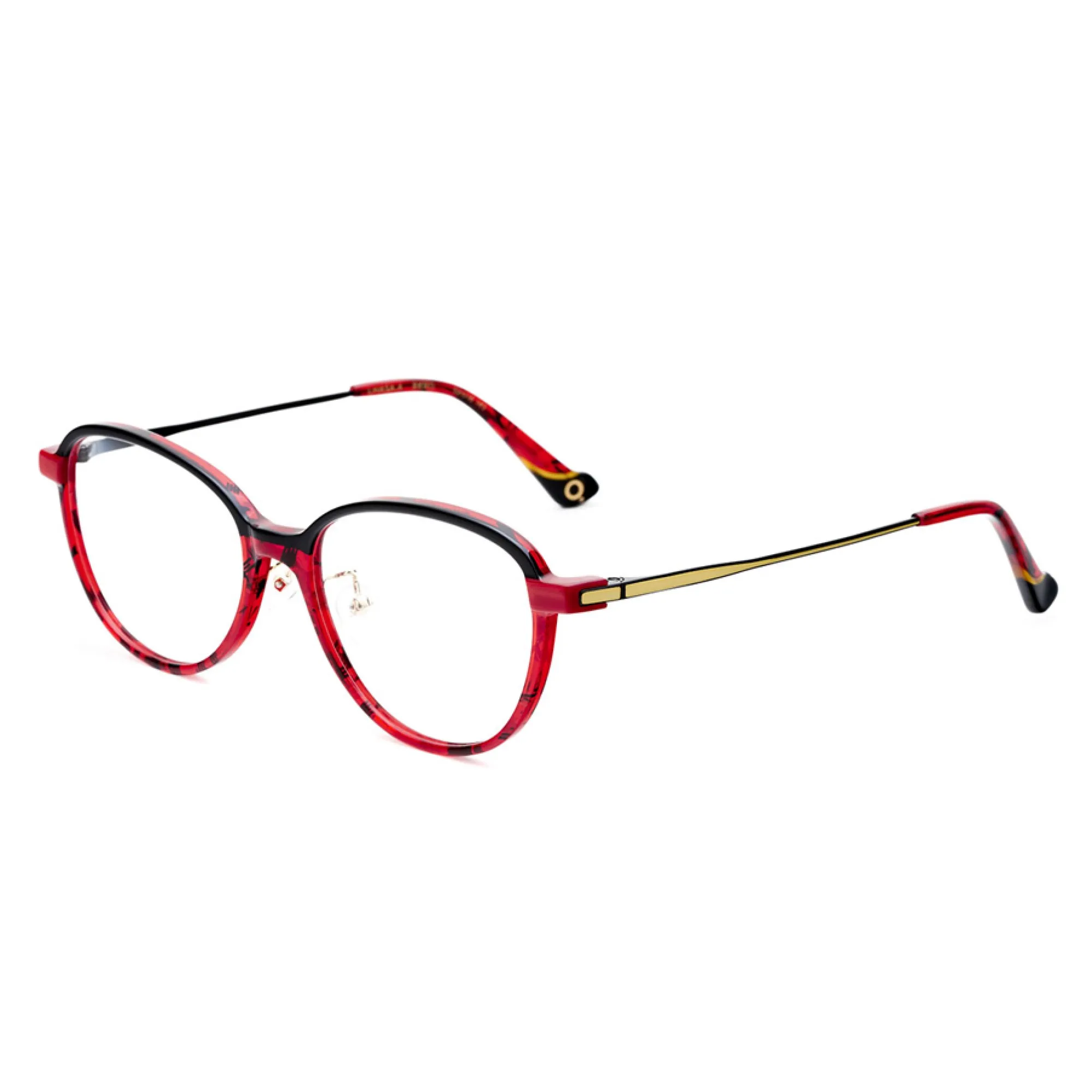   Etnia Barcelona LHASA.A - BKRD Nero Rosso | Occhiale Da Vista Donna 