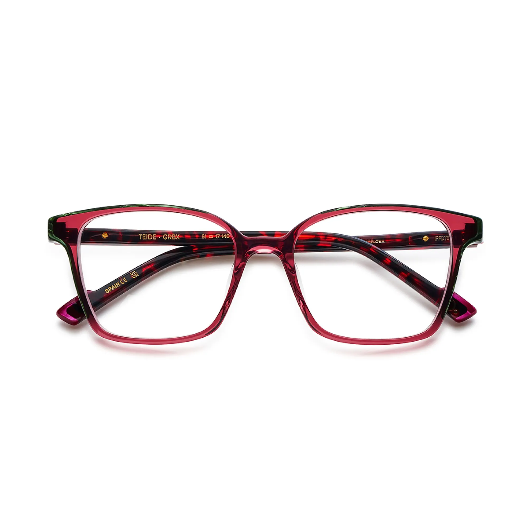   Etnia Barcelona TEIDE - GRBX Verde/bordeaux | Occhiale Da Vista Donna 