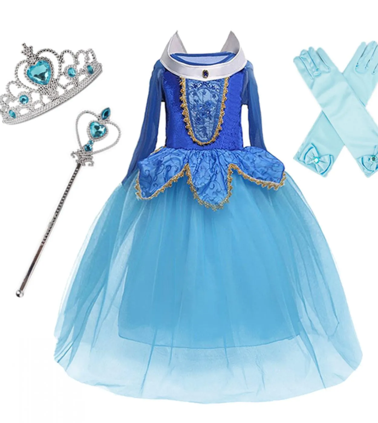 Fancy Girls Christmas Dress 4 6 8 10 anni Kids Evening Cosplay Party Long Robe Fancy Children Halloween Disfraz Princess