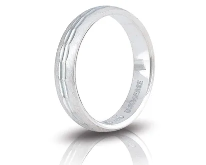 Fedina Unoaerre modello Ibisco AF288 in Argento 925% bianco