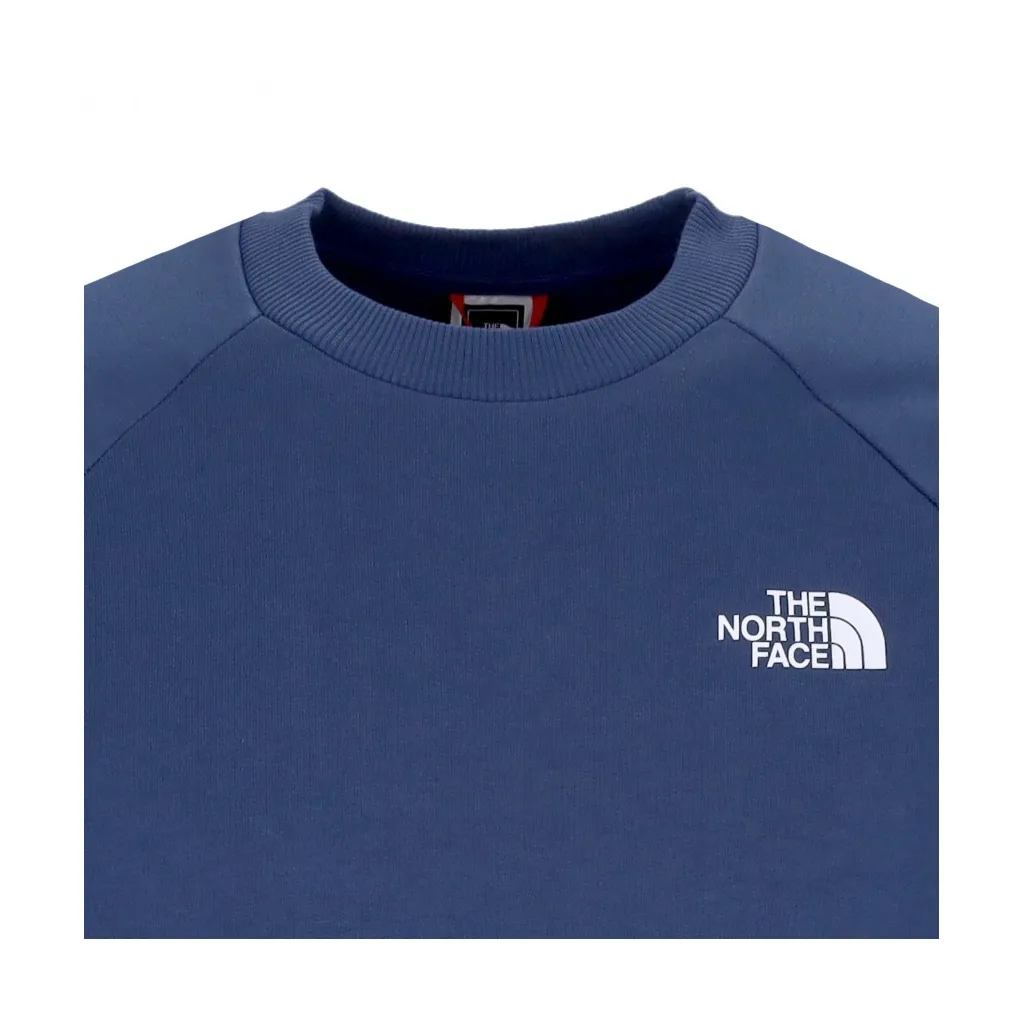 felpa girocollo uomo raglan redbox crew SHADY BLUE
