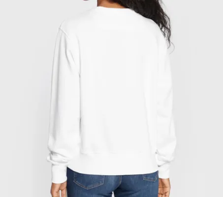 Felpa Guess W2YQ16KBA10 G011 Bianco