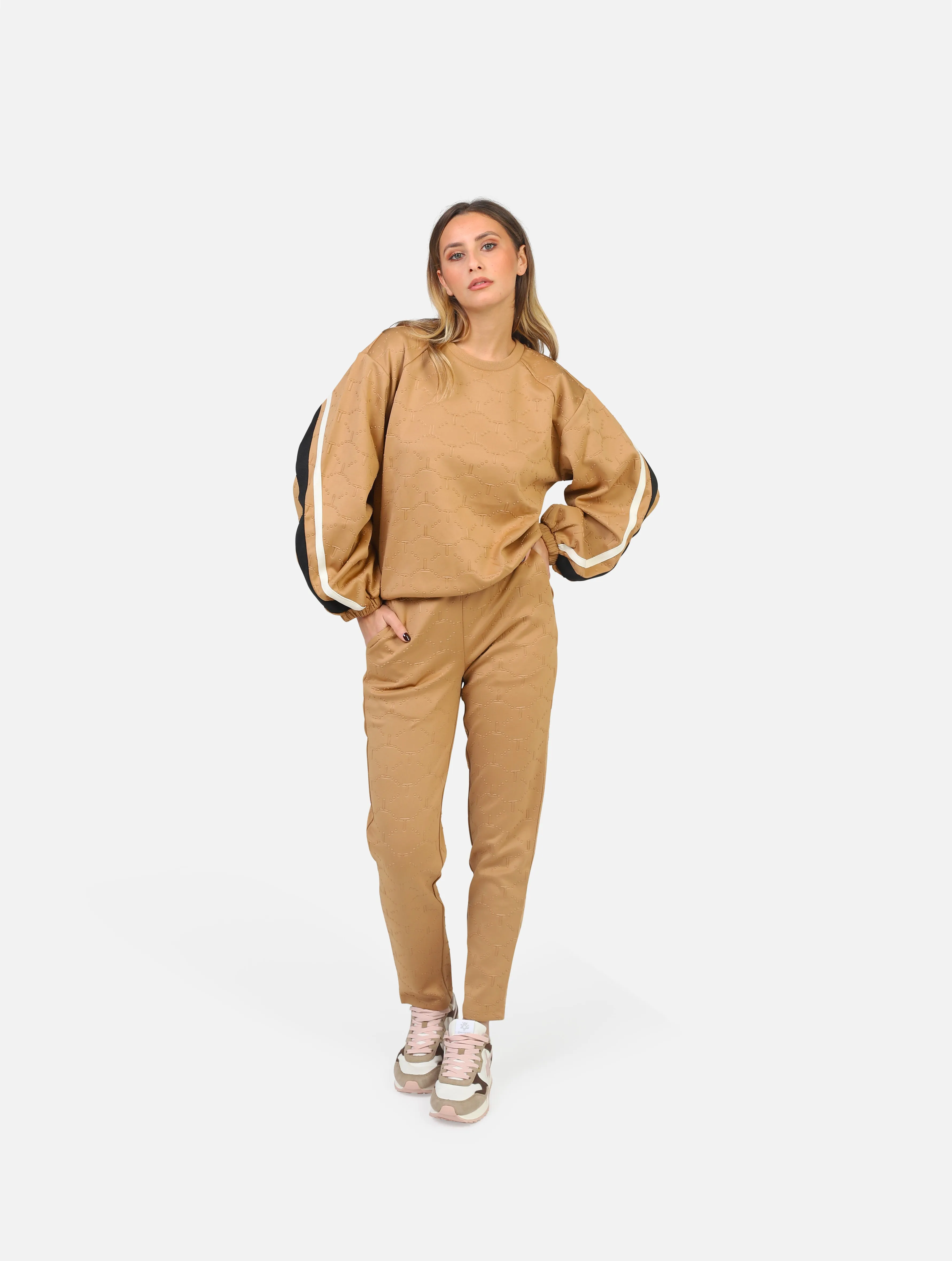 felpa TWINSET - 232LI2GCCCAMMELLO