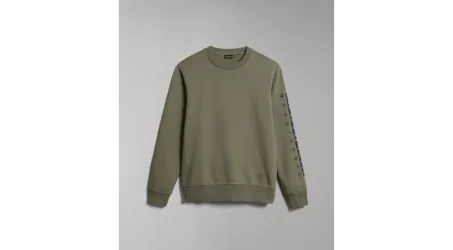 Felpa Uomo Napapijri BADAS C1 Verde