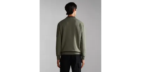 Felpa Uomo Napapijri BADAS C1 Verde