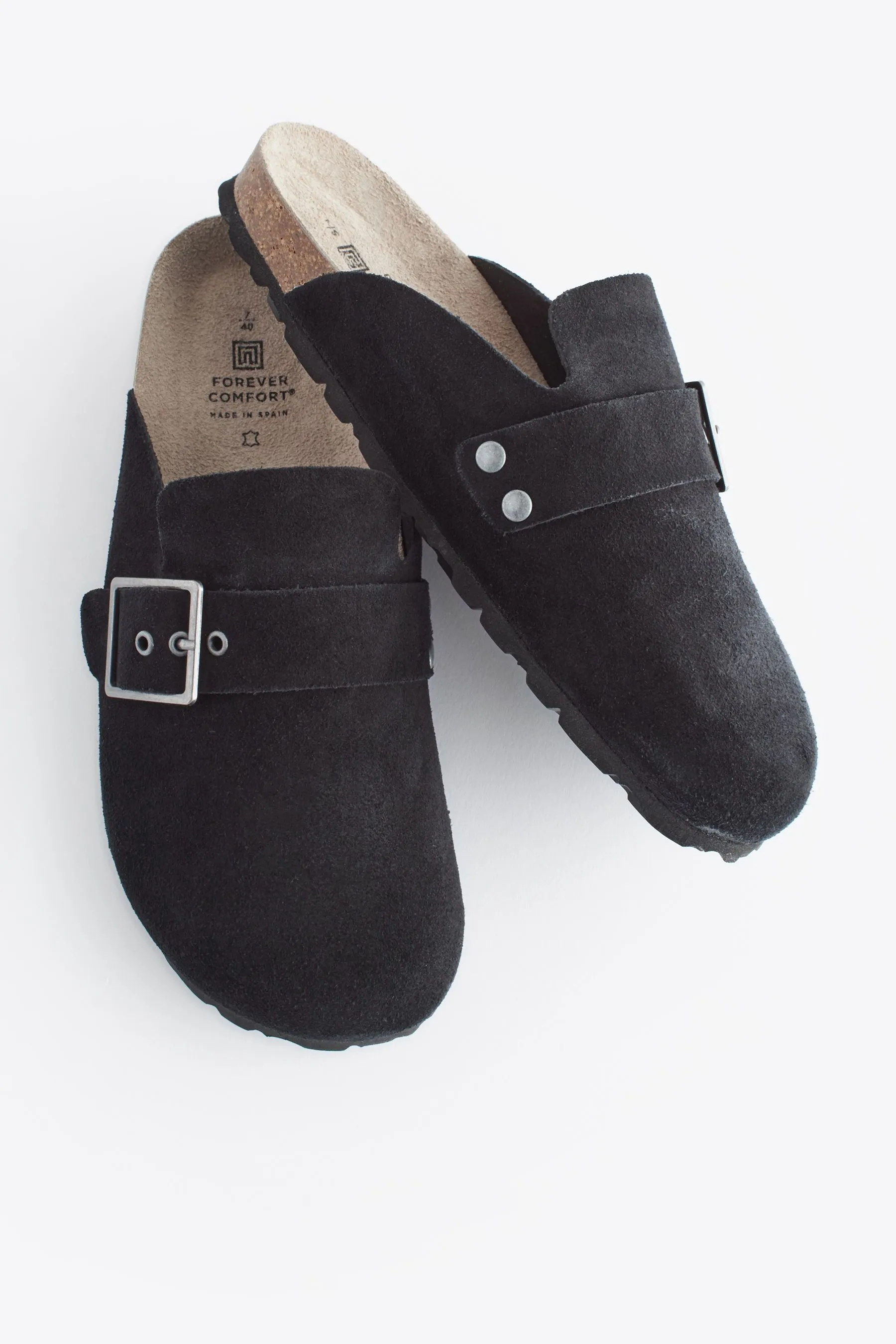 Forever Comfort® - Sabot con soletta scamosciata