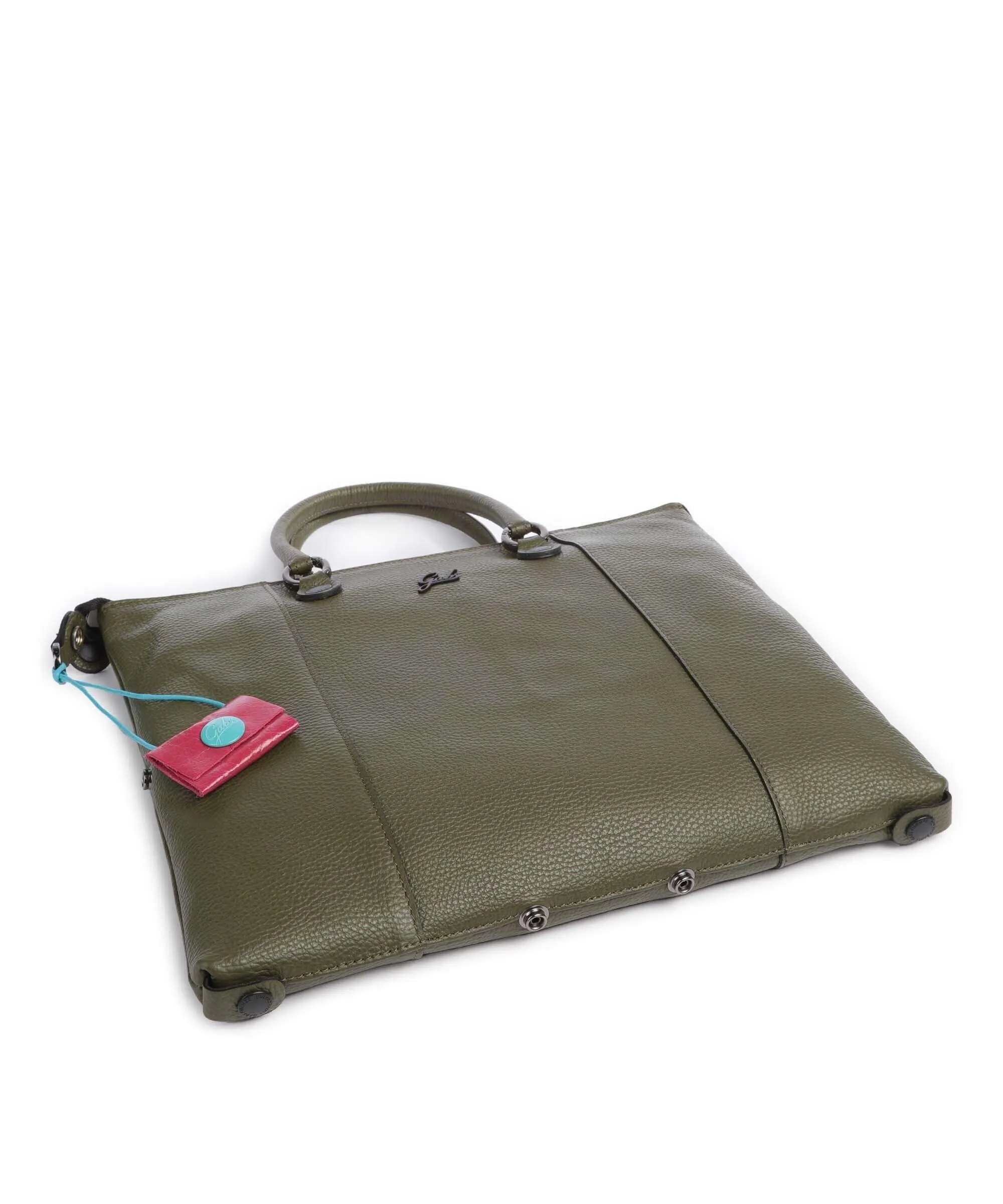  Gabs G3 Plus M Borsa a zainetto pelle di vitello grana verde-oliva  
