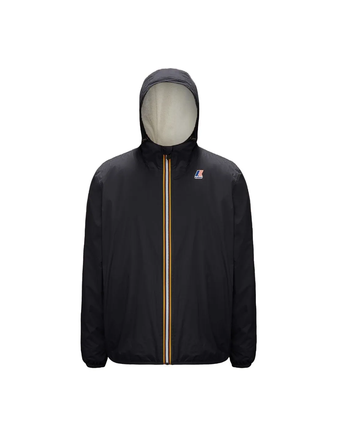 Giacca a vento K-way Le Vrai Claude Orsetto 3.0 Black Pure