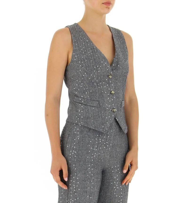 Gilet con bottoni