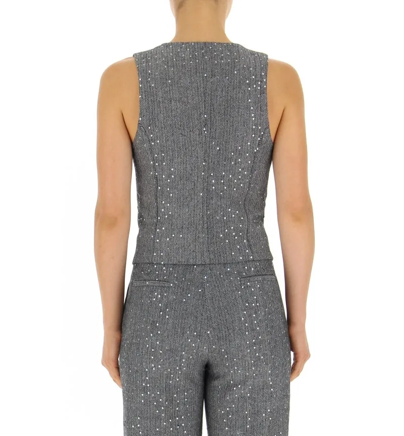 Gilet con bottoni