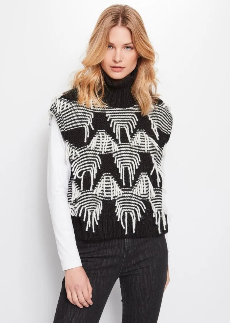 Gilet in misto lana