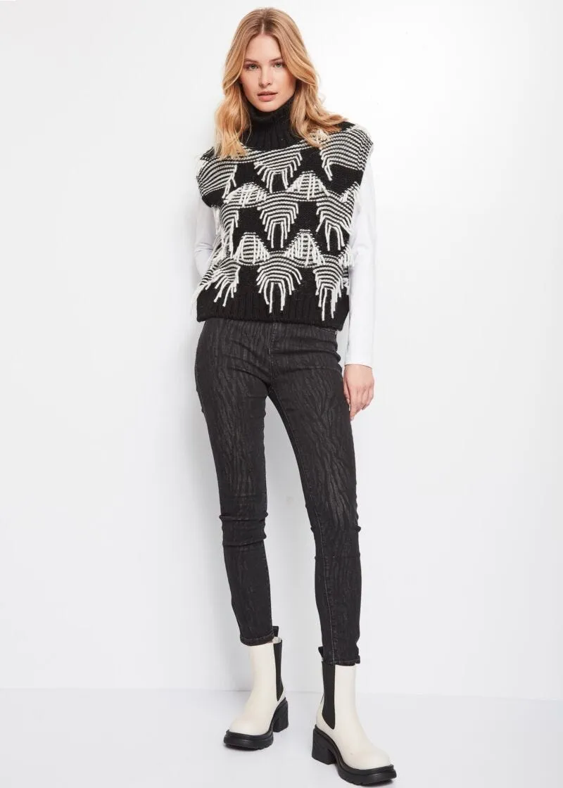 Gilet in misto lana