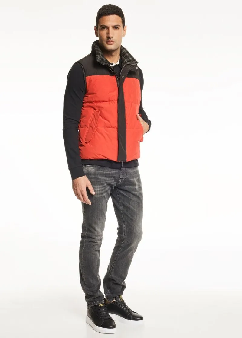 Gilet in nylon ripstop