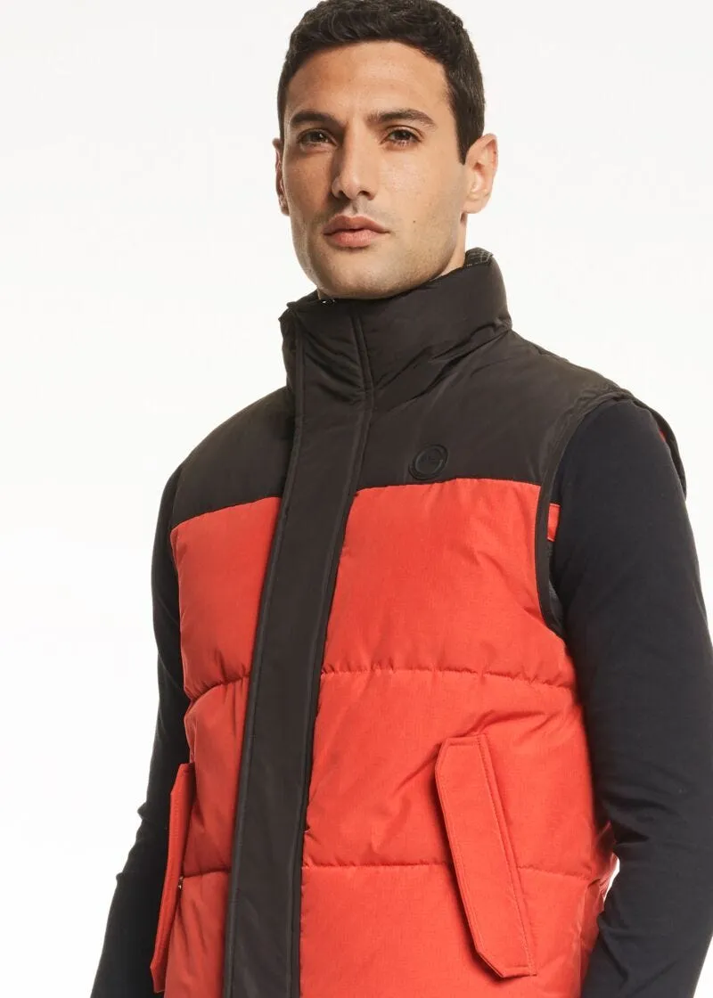 Gilet in nylon ripstop