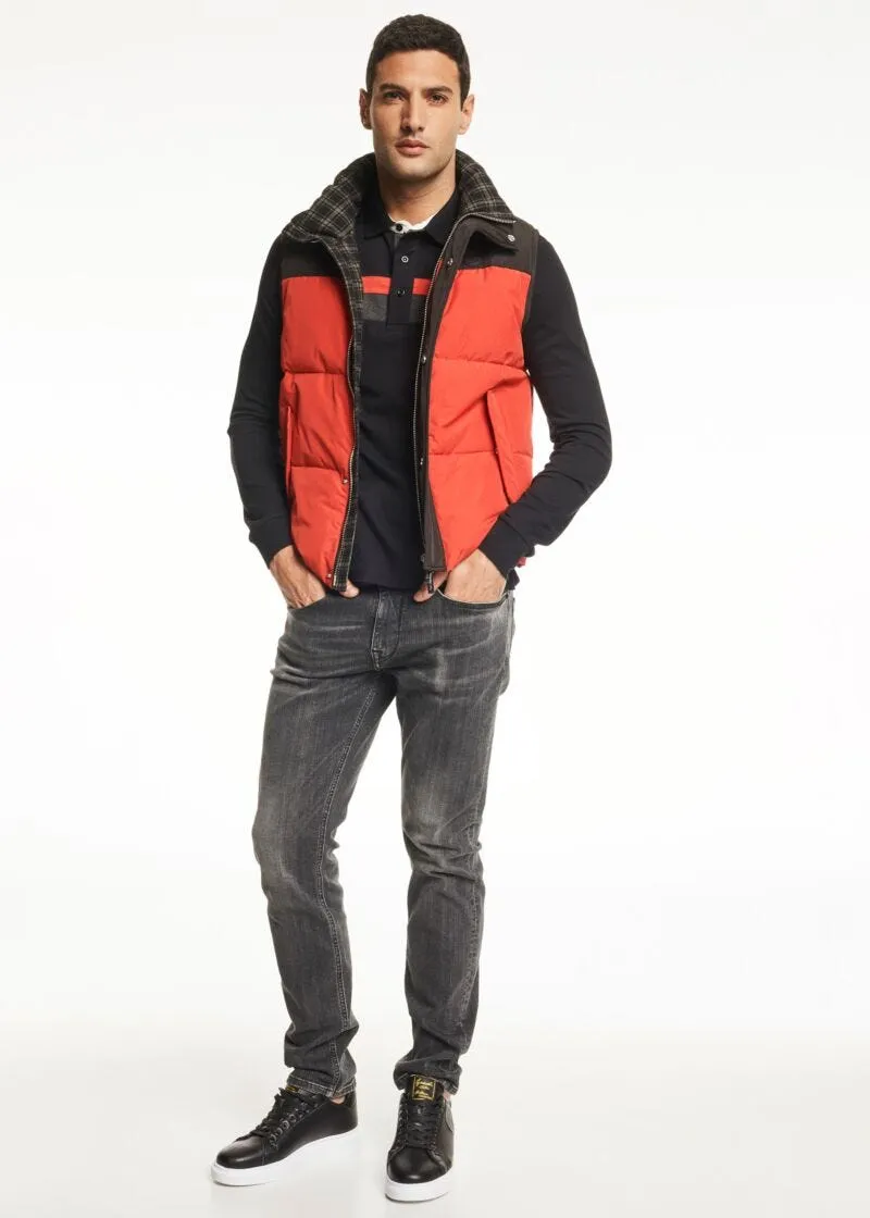 Gilet in nylon ripstop