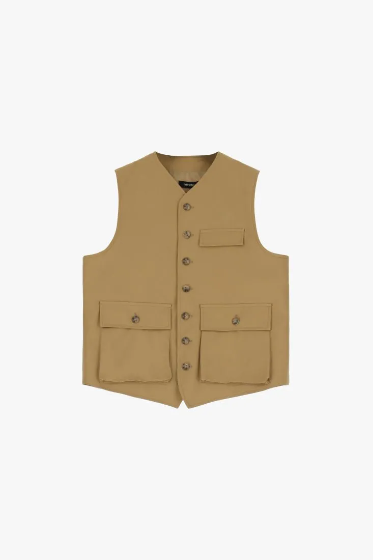 Gilet monocolour con scollo a V