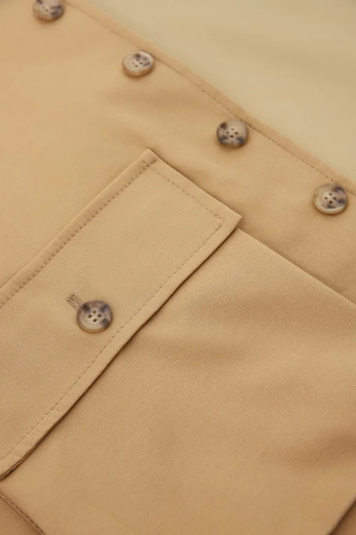 Gilet monocolour con scollo a V