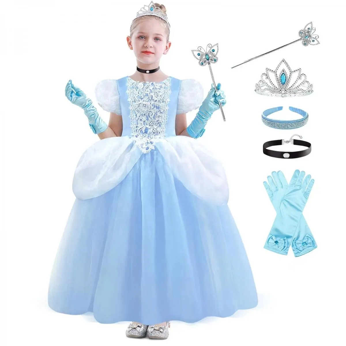 Giochi di ruolo nei giochi per ragazze 2023 Abiti da festa di compleanno per ragazze Accessori per spettacoli di Halloween Abiti