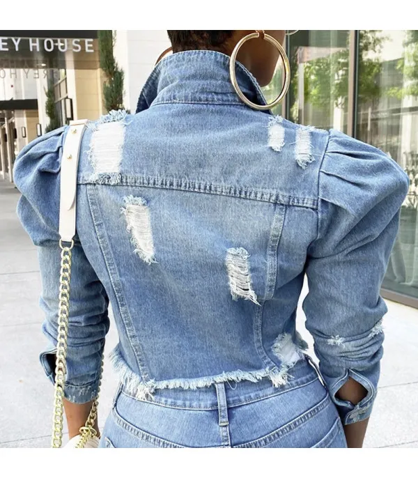 Giubbino jeans corto Baloony