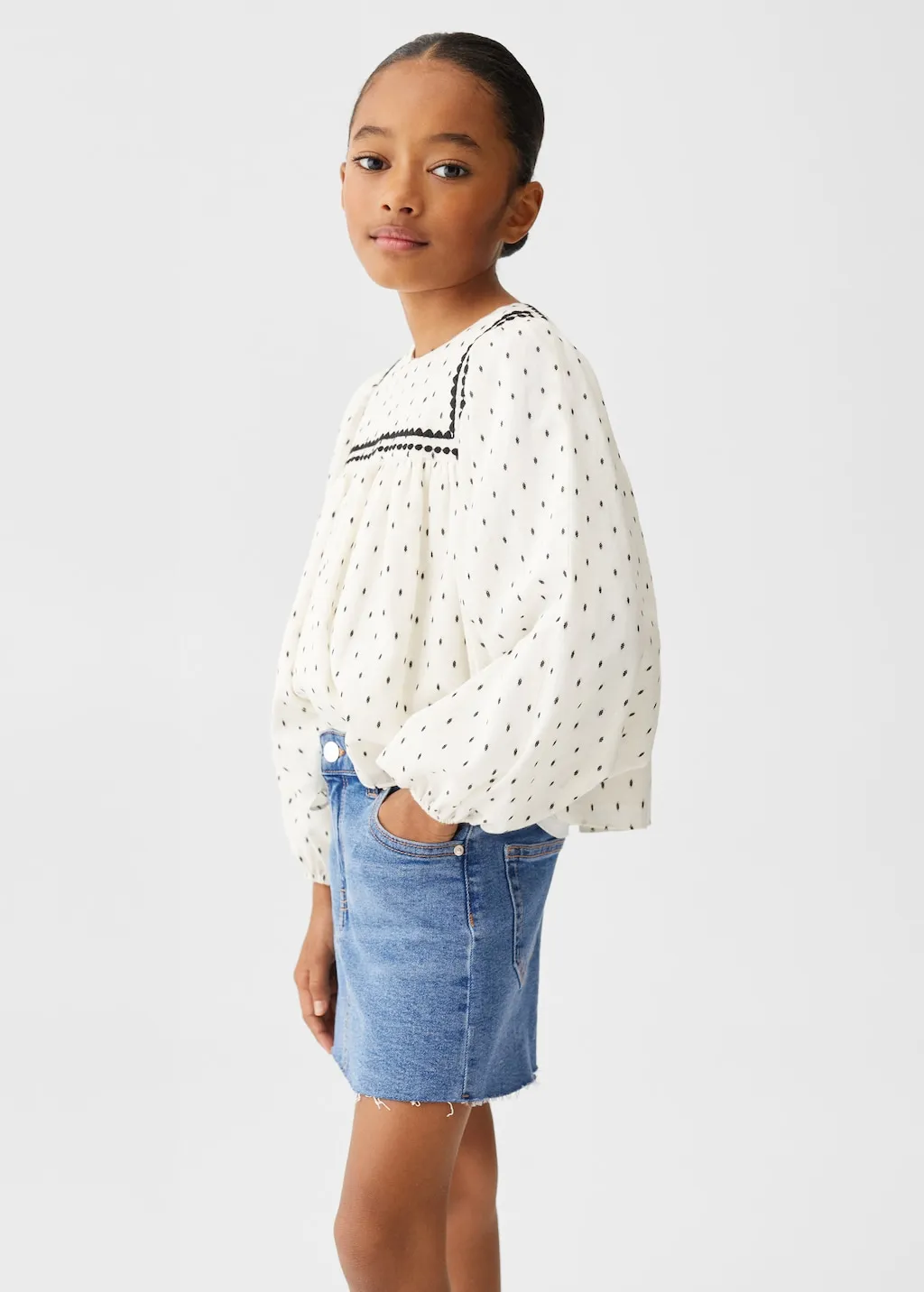 Gonna corta denim