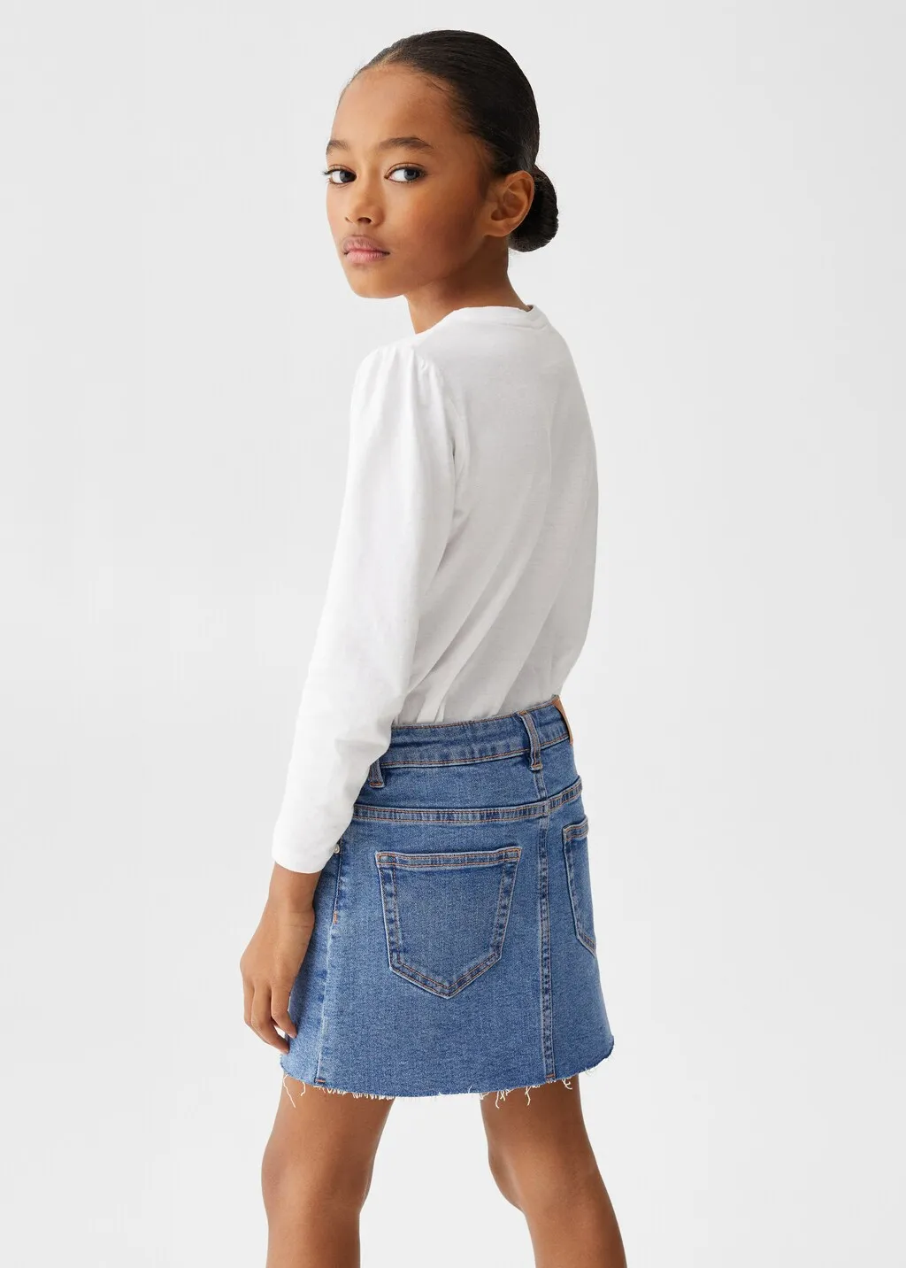 Gonna corta denim