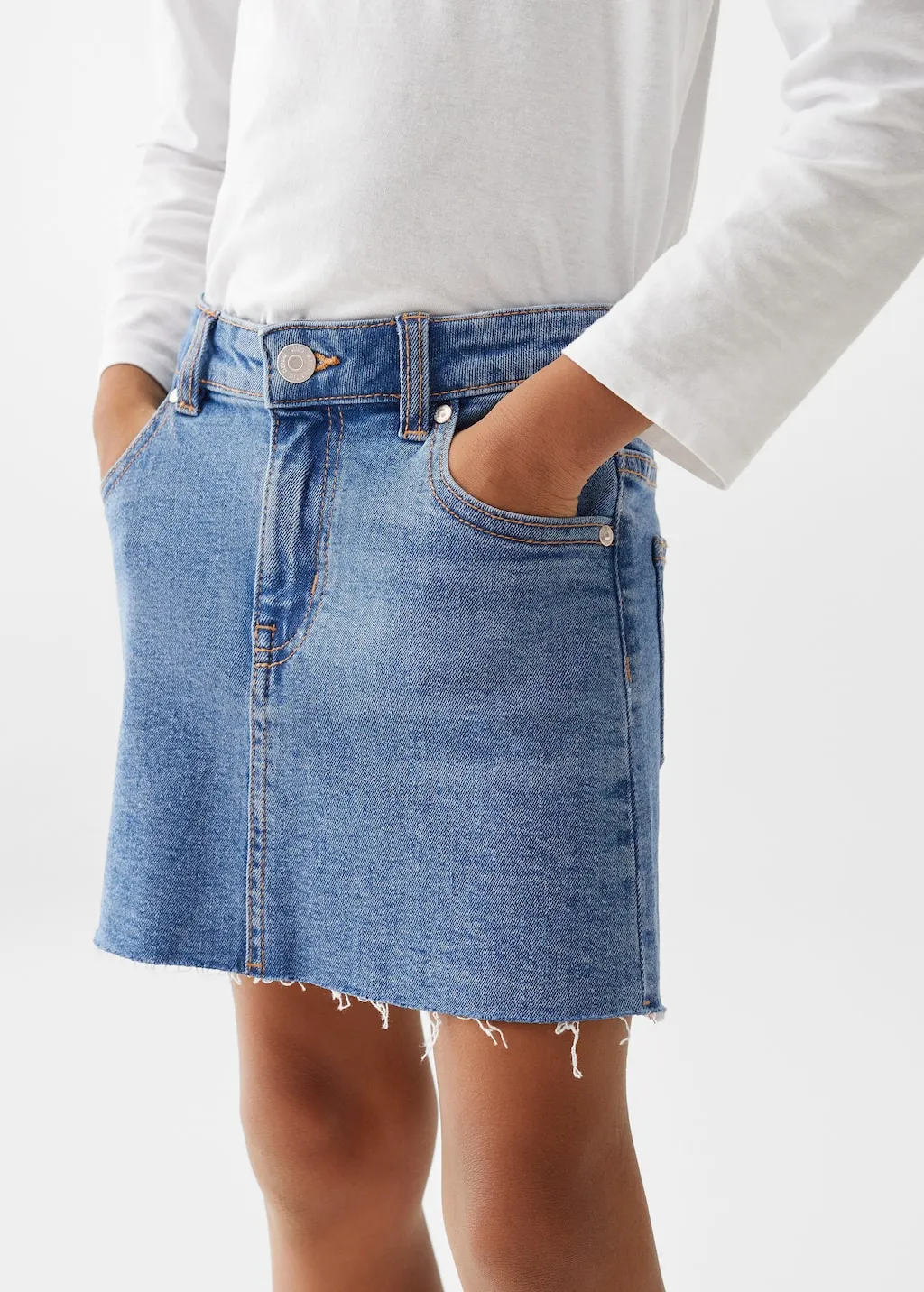 Gonna corta denim