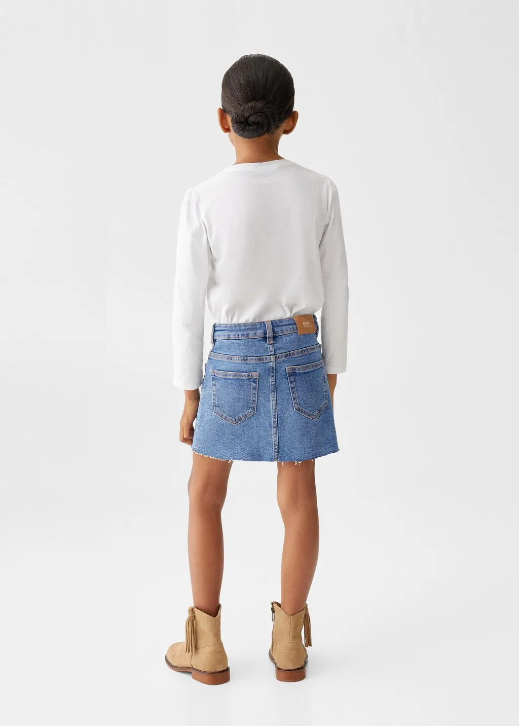 Gonna corta denim