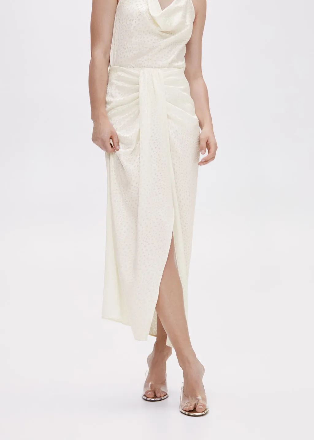 Gonna jacquard nodo
