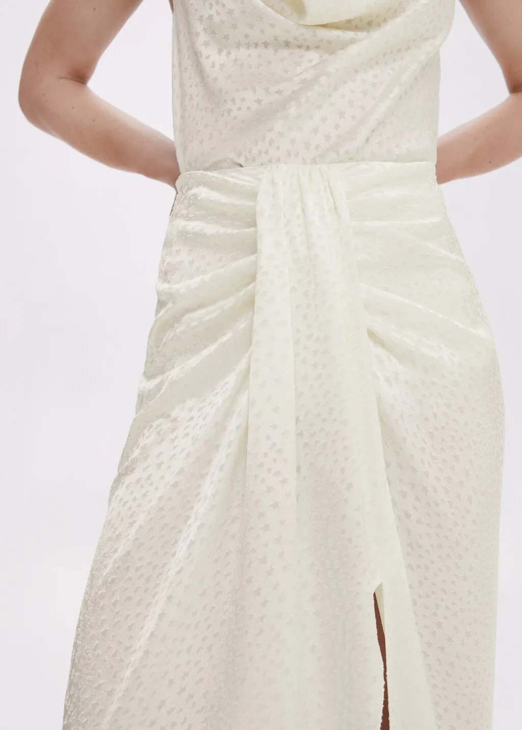Gonna jacquard nodo