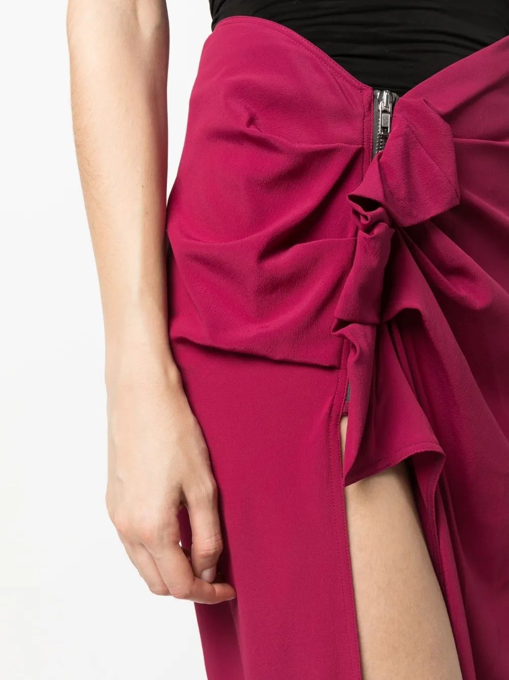 Gonna maxi con spacco edfu in fucsia - donna