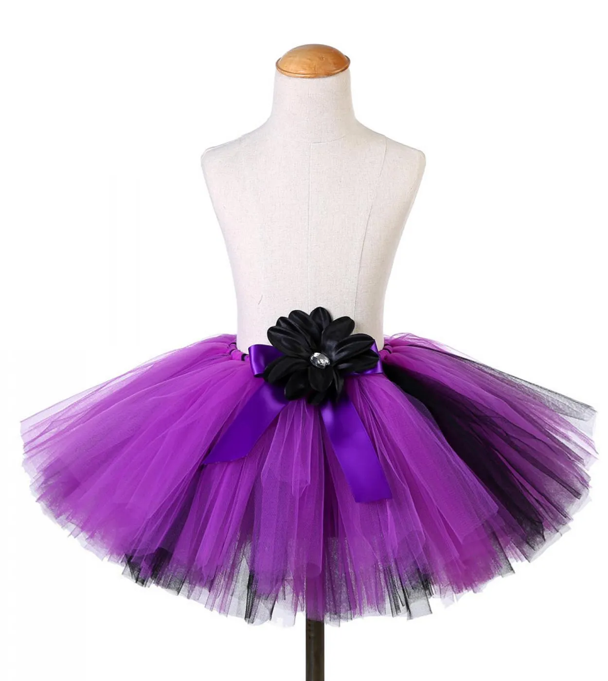 Gonna tutu strega di Halloween per ragazze Tutu di compleanno per bambini Toddler Baby Girl Tulle Gonne Outfit Bambini Strega Fa