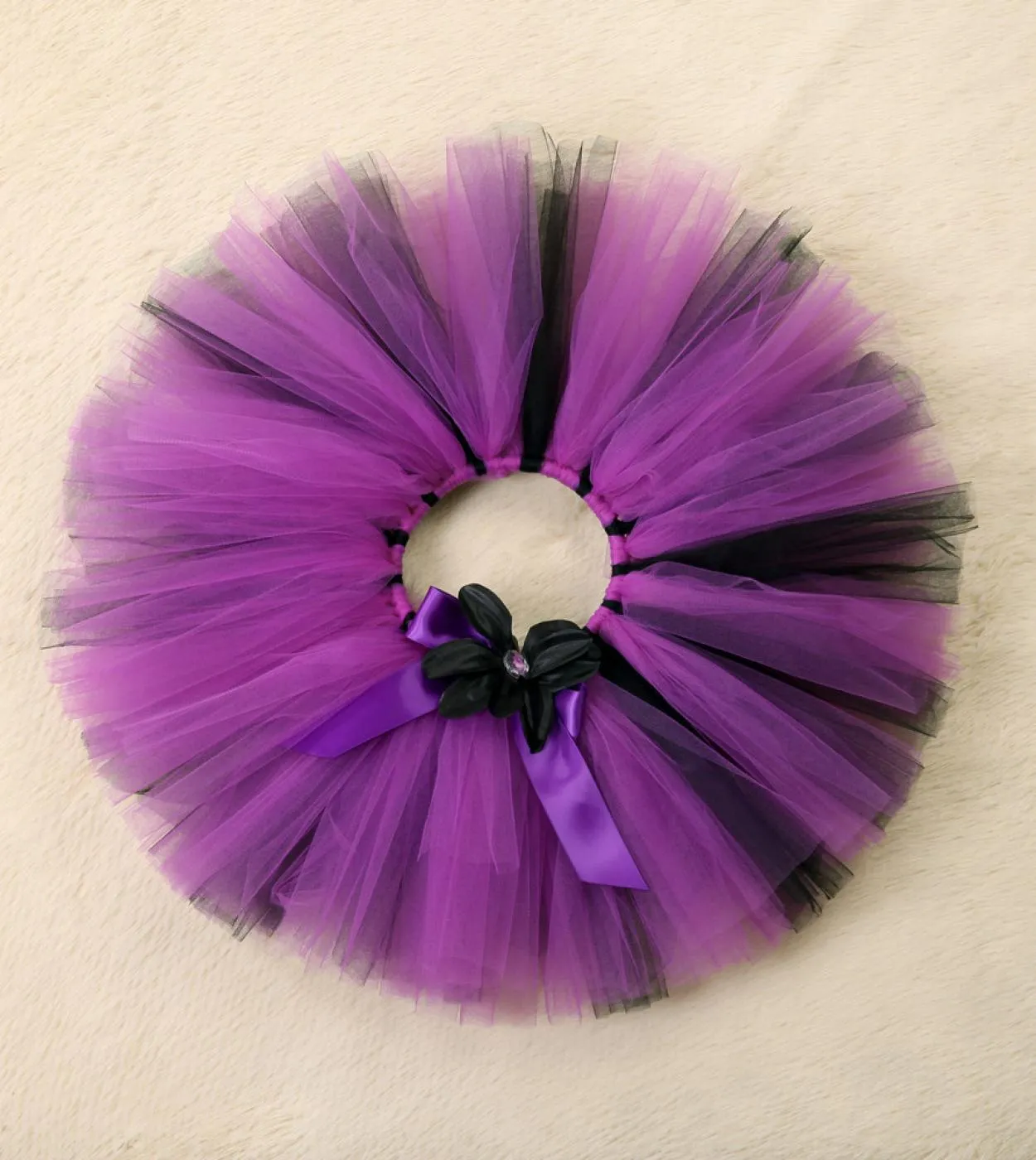 Gonna tutu strega di Halloween per ragazze Tutu di compleanno per bambini Toddler Baby Girl Tulle Gonne Outfit Bambini Strega Fa