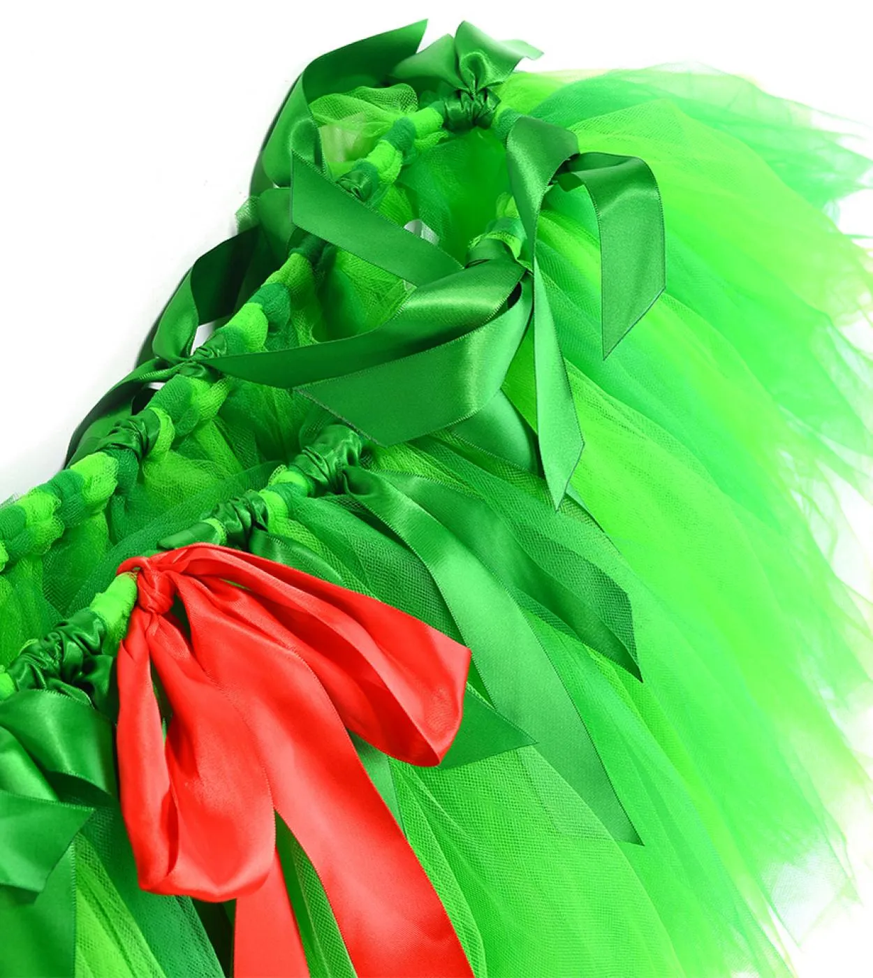 Gonna tutu verde Hawaii per neonate Gonne per feste da ballo Ragazza Bambini Fluffy Compleanno Tutu Principessa Halloween Natale