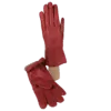 Guanto Donna in Pelle foderato Cashmere – Colore Rosso