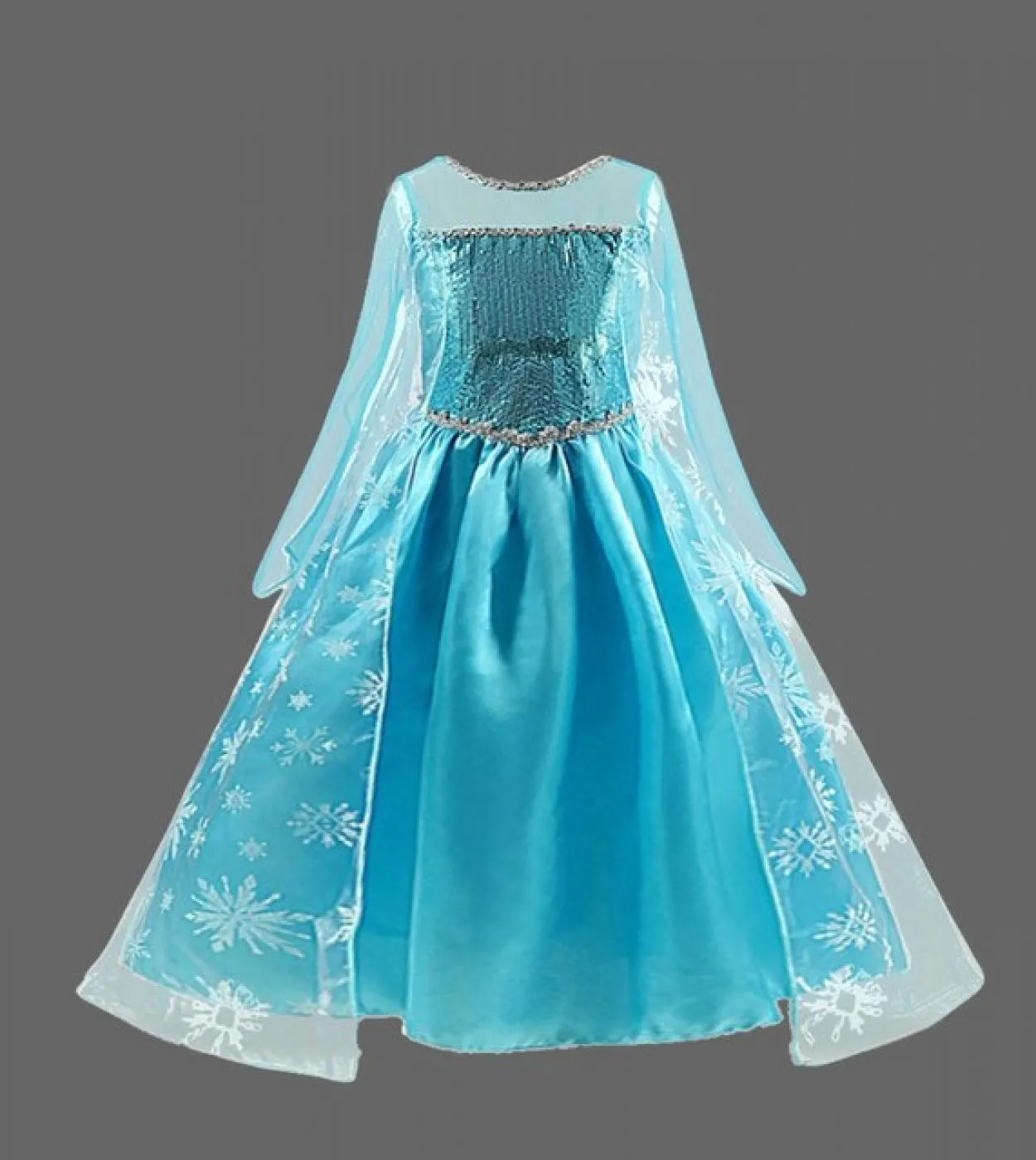 Halloween Girls Cosplay Princess Dress New Girl Paillettes Flower Shiny Long Robe Kid Pasqua Tulle Ball Gown Evening Party C