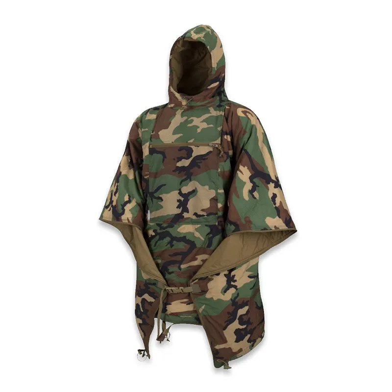 Helikon-Tex Swagman Roll Poncho, us woodland PO-SMR-NL-03