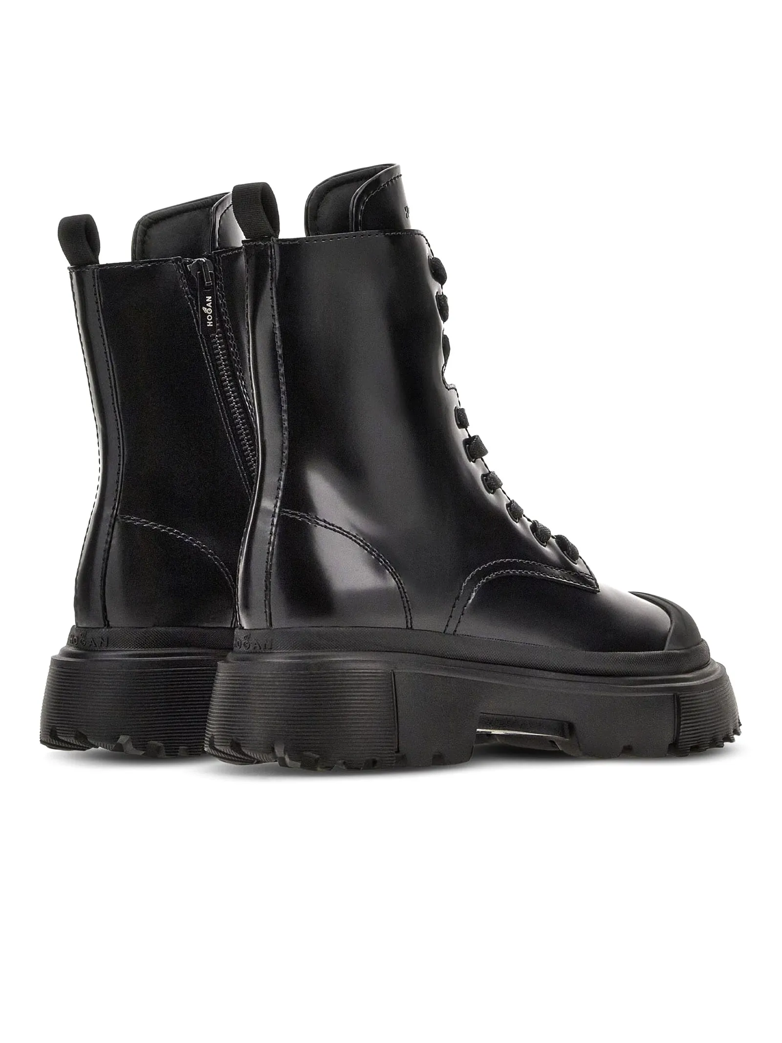 HOGAN Calzature,Stivaletti Anfibio H619 nero 