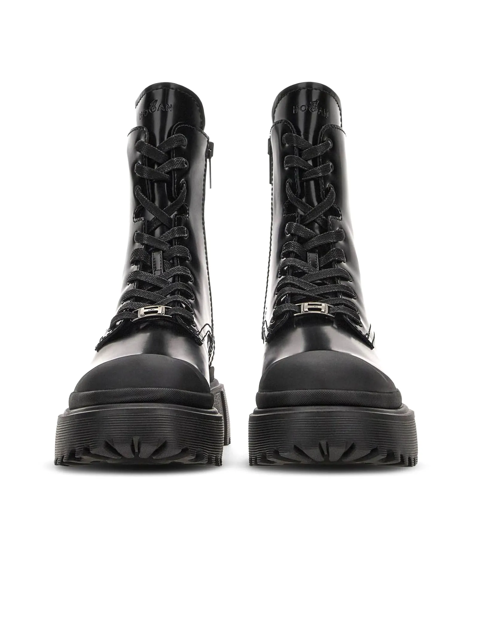 HOGAN Calzature,Stivaletti Anfibio H619 nero 