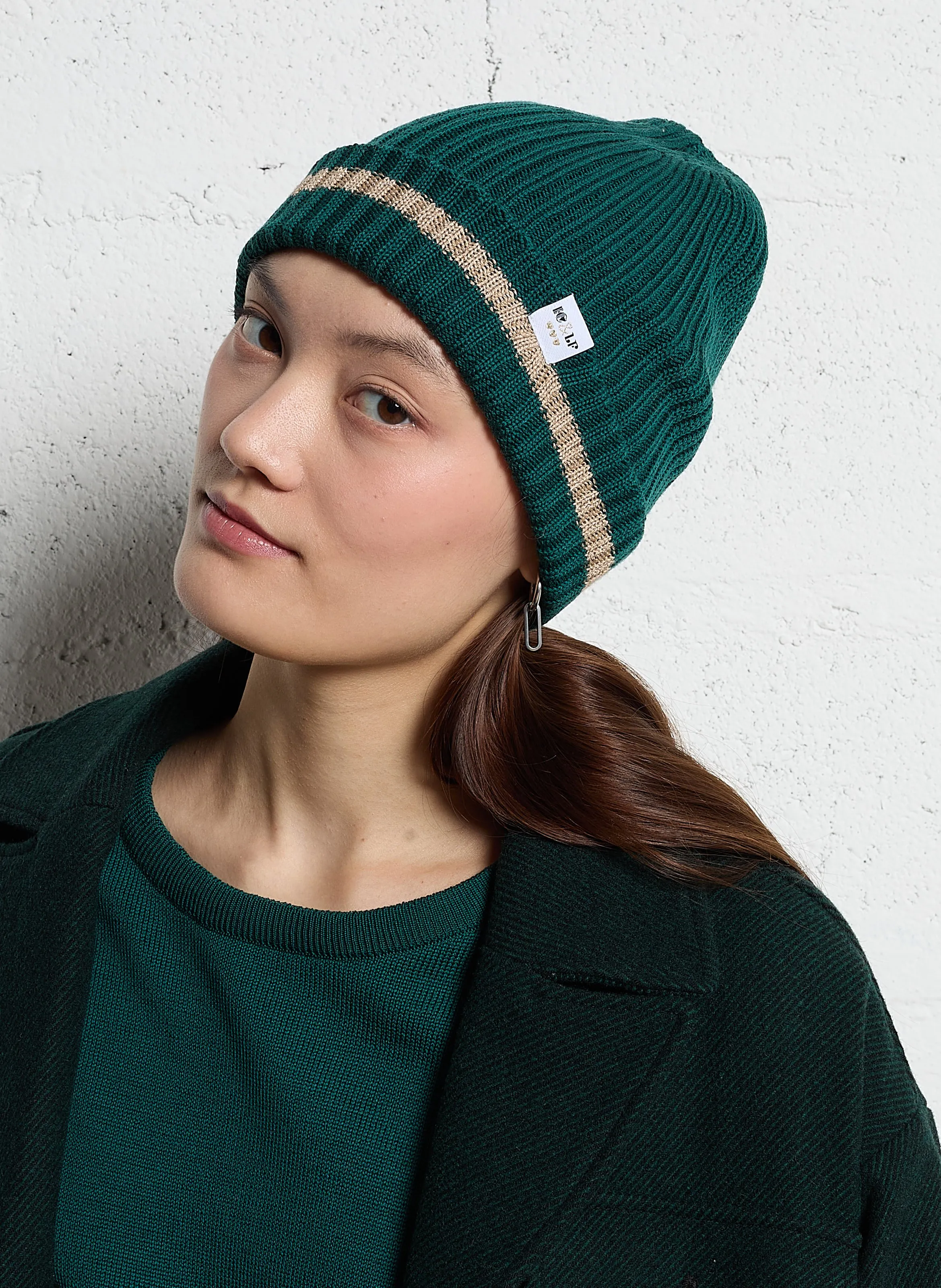  I CODE   BONNET - Berretto in lana | Verde