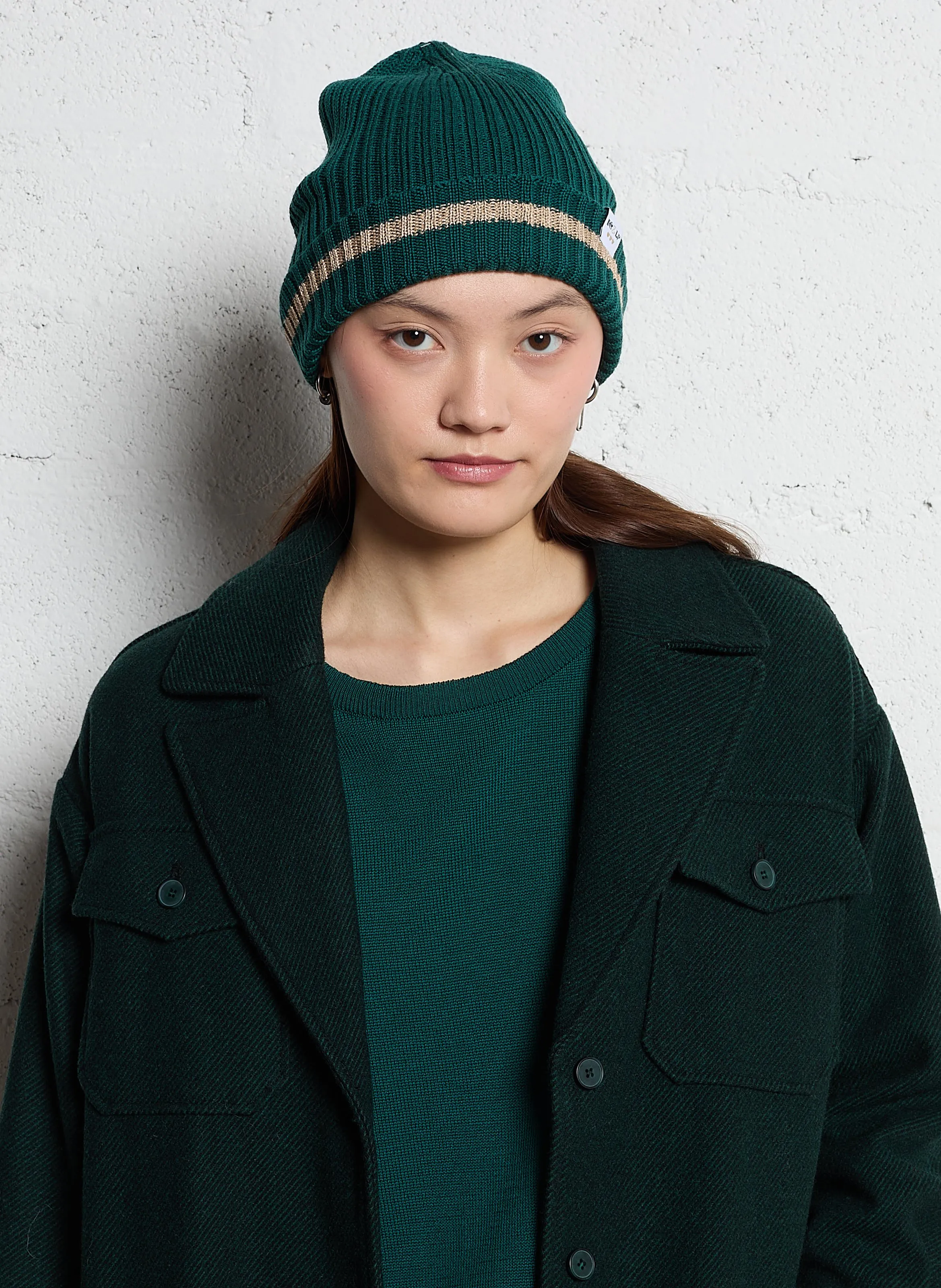  I CODE   BONNET - Berretto in lana | Verde