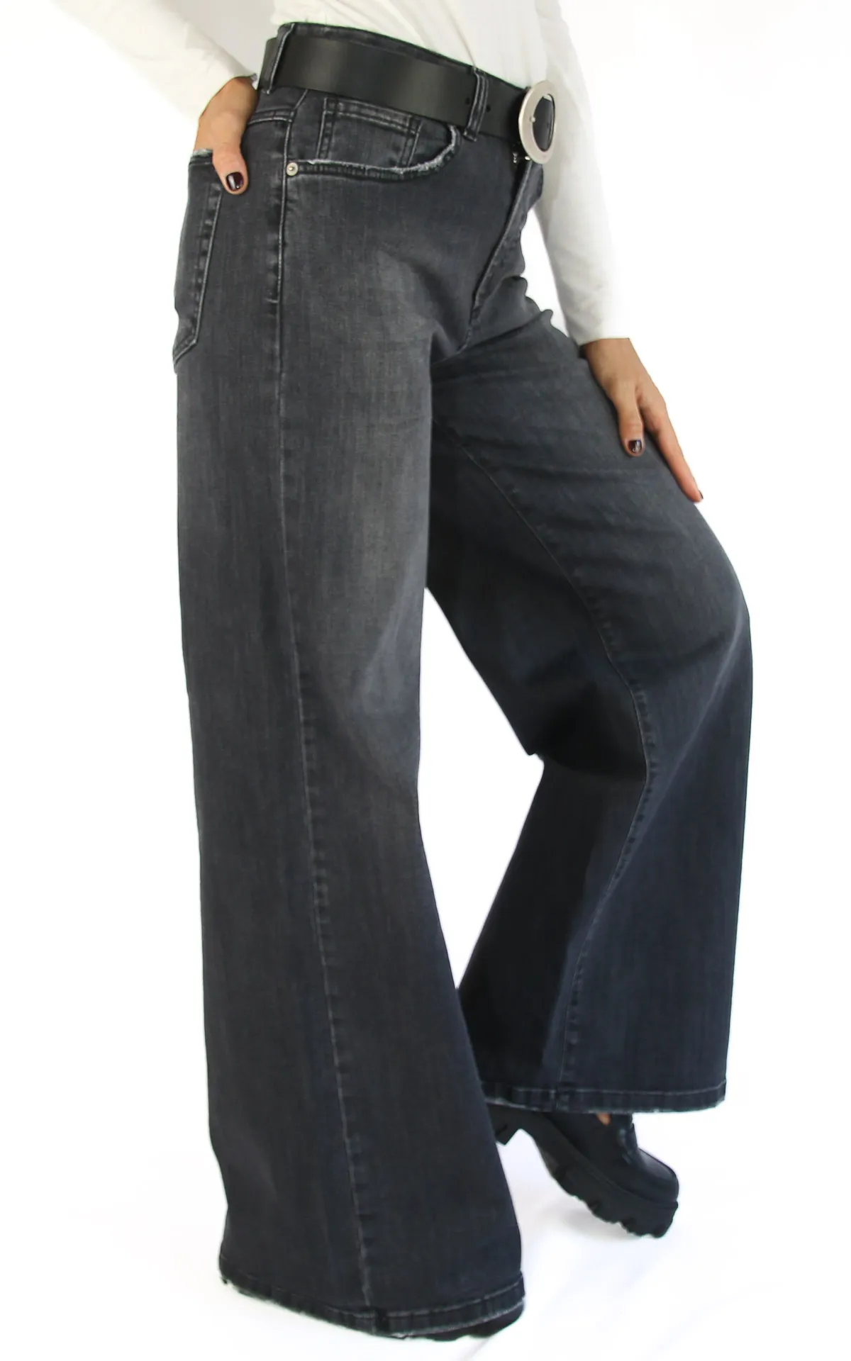 Initial – jeans grigio – NIA