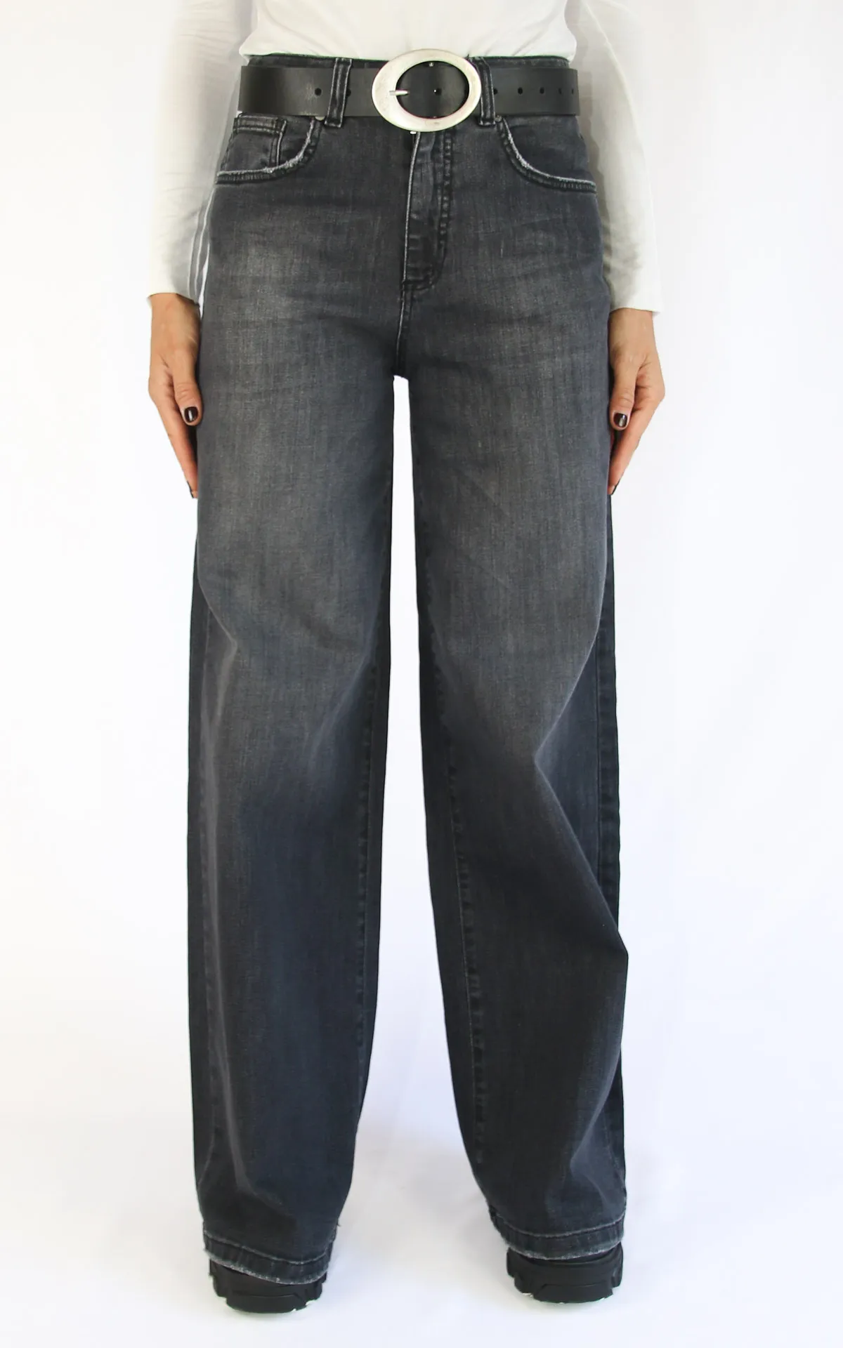 Initial – jeans grigio – NIA